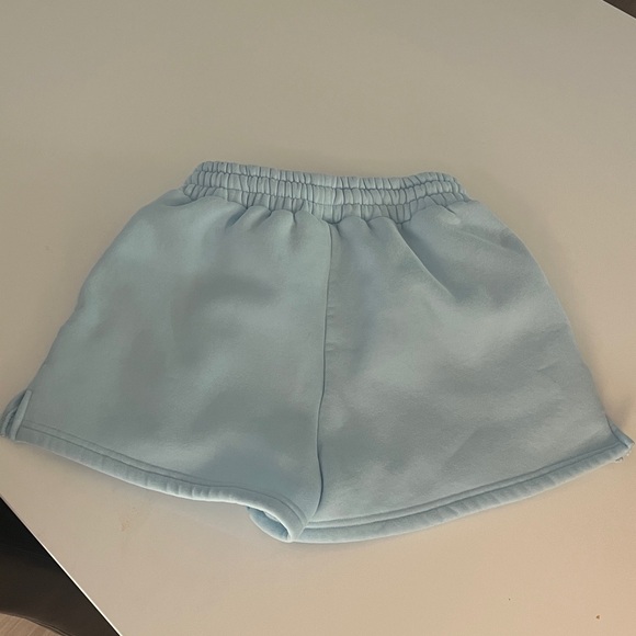 Comfy Light Blue Hoodie for Women SET with shorts - Picture 4 of 4